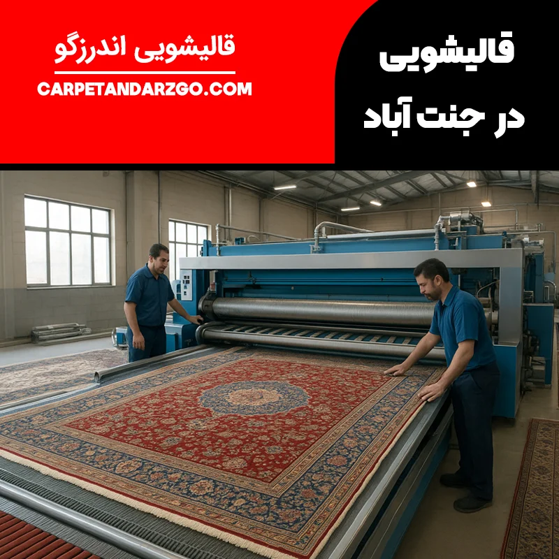 قالیشویی در جنت آباد