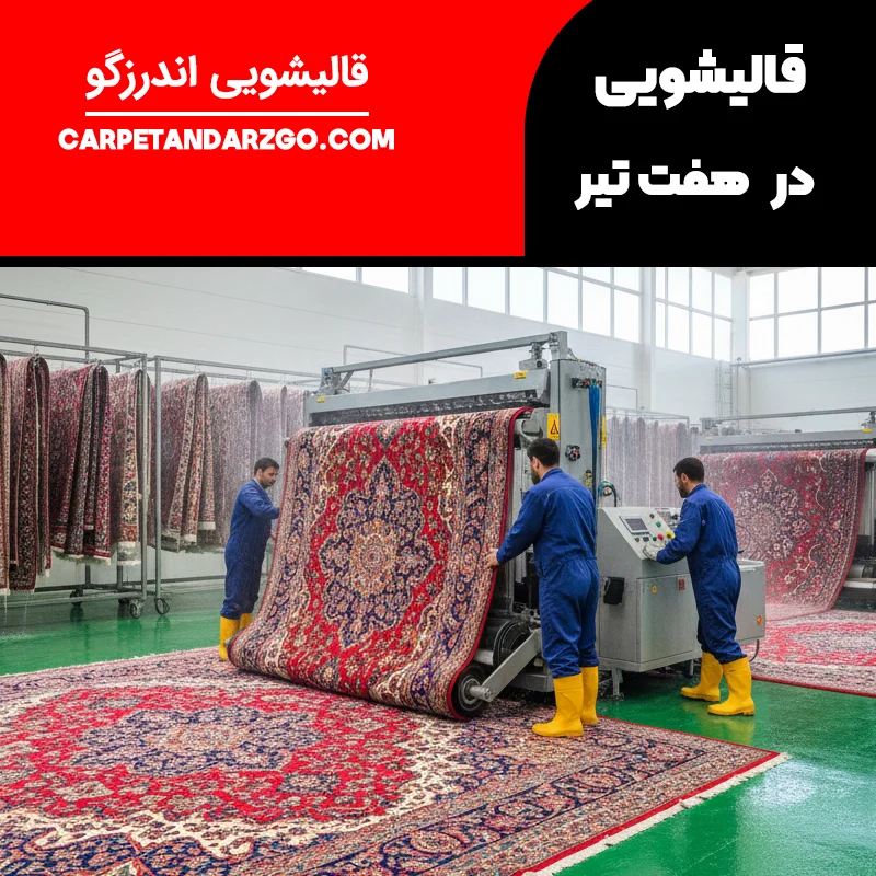 قالیشویی در 7 تیر تهران